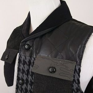 BLACK SCALE Brand Mens Winter Vest L NWT